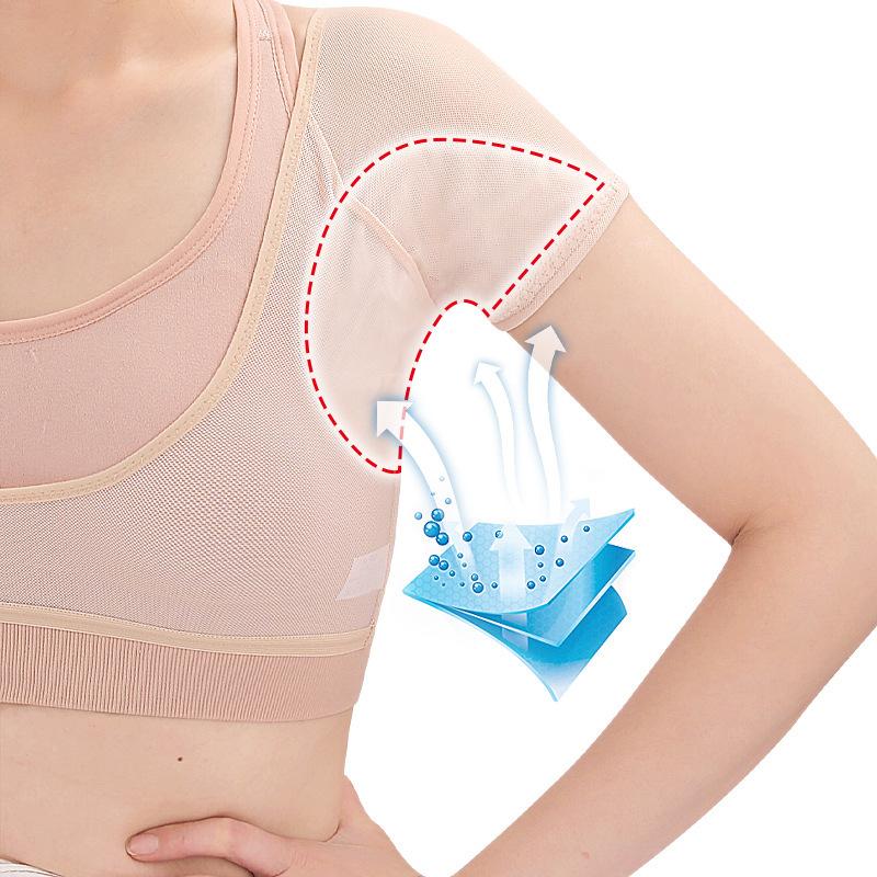 Underarm Cotton Micro-porous Sweat-absorbing Pad Absorbs Sweat In Summer To Separate Sweat Stains, Washable Mesh Cotton Pad Vest