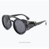 Travel Accessories Sun-Protective Round Sunglasses Outdoor Eyewear Punk Riding Goggles Black Shades Fishing Sunglasses