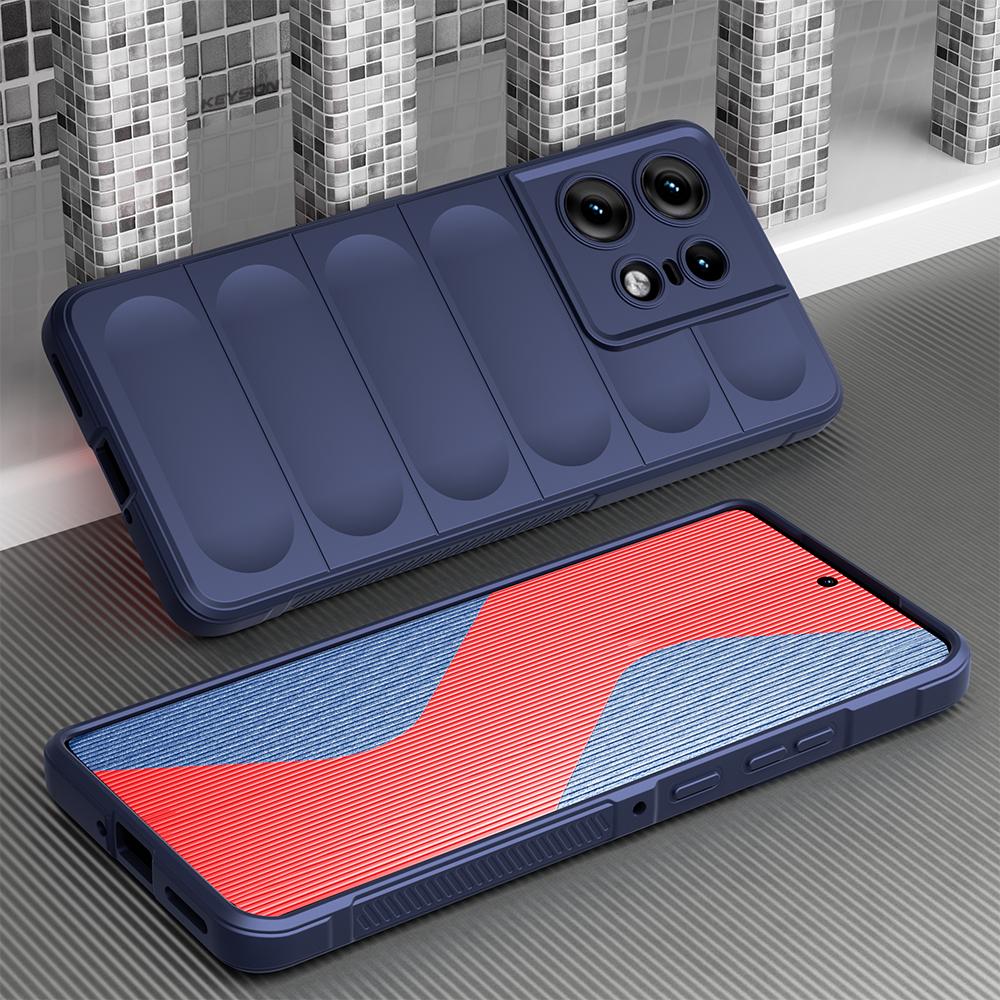 KEYSION Shockproof Case for Motorola Edge 50 Pro 5G G34 5G Anti-skid Soft Silicone Phone Back Cover for Motorola MOTO G34 5G