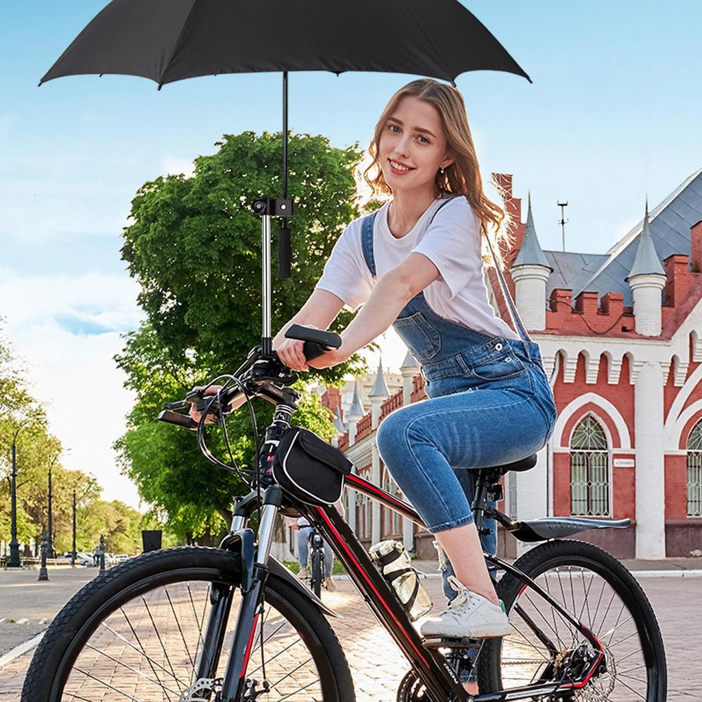 Bike Umbrella Stand Adjustable Stroller Umbrella Stand No Drilling Bike Attachment Mount For Husband Friends Family Women Boys