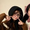 Womens Cute Polka Dot Fuzzy Knit Ear Flap Hat Soft Warm Fabric Adjustable Tie Strings For Winter Daily Wear Outdoor Activities