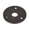 2PCS Black/Gold/Silver Output Jack Cover Chrome Metal Curved Bottom Jack Plate  For Guitar Bass