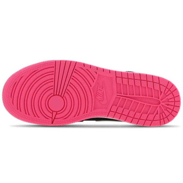 New Jordan 1 Mid GS Black Digital Pink 555112-066