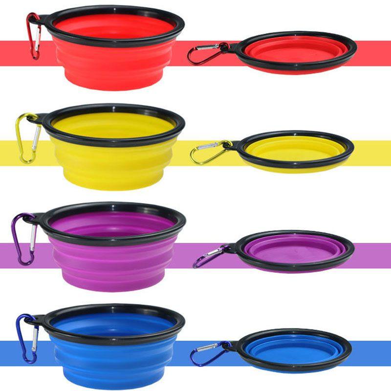 Compact 350ml Collapsible Dog Bowl For Convenient Feeding And Hydration On The Go