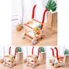 Wooden Multi Function Baby Push Cart For Toddler Walking And Shape Recognition