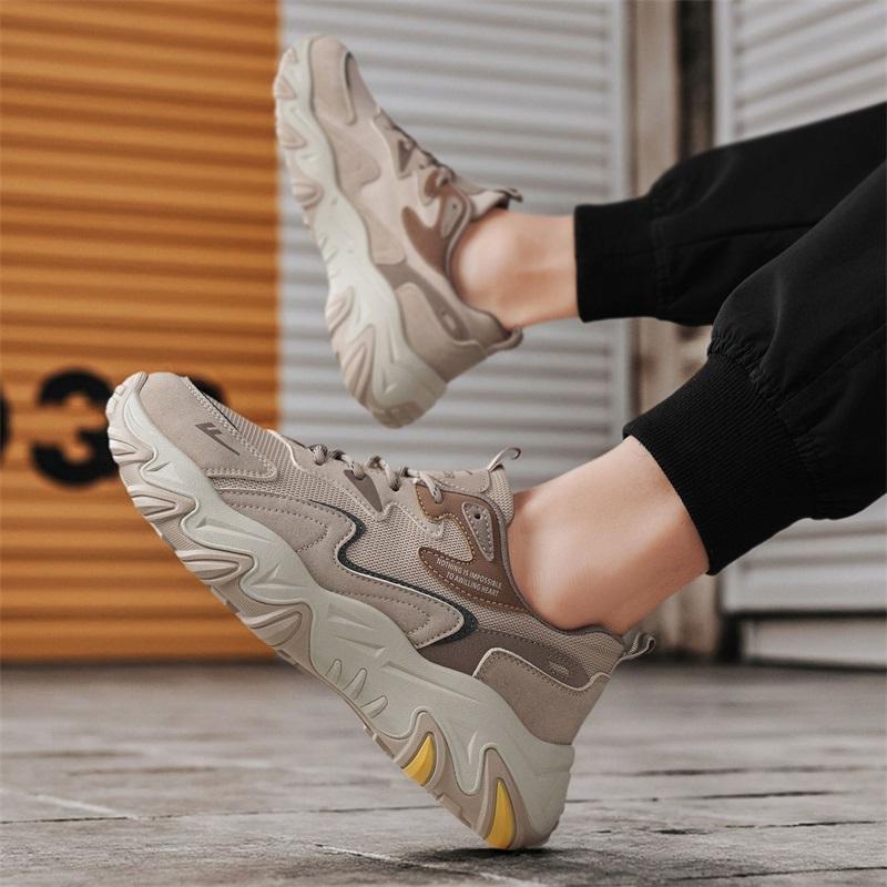 Warrior Casual Sports Fashion Classic Trendy Versatile Non-Slip Wear-Resistant Supportive Balance Increased Height Low-Top Hiking Shoes WXY(S)-5434N02