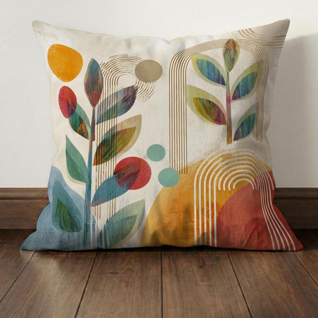 Pc Minimalist Abstract Boho Decorative Cushion Cover D Print Polyester Pillow Case for Sofa Bed Car Office Home Decoration