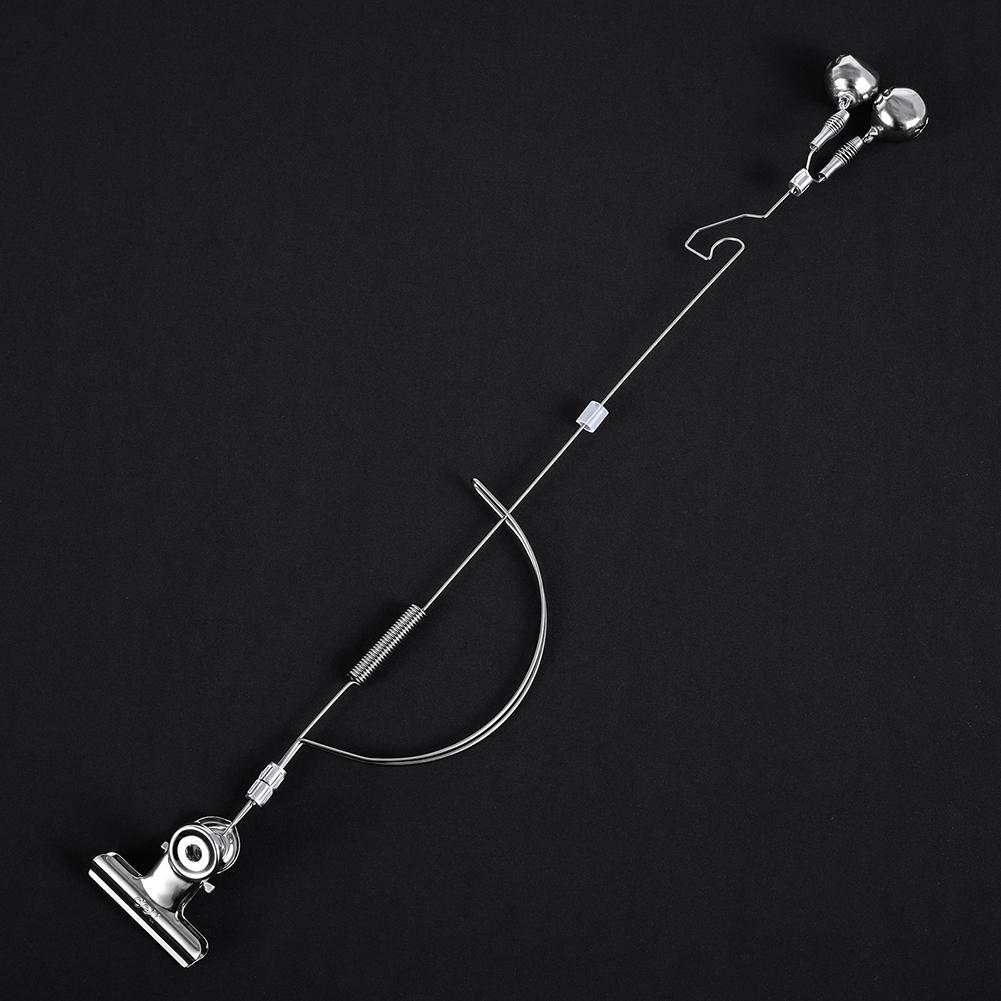 Fishing Rod Bite Bait Alarm Stainless Steel Night Fishing Alarm Bells Carp Tackle Anti-corrosion Anti-rust Fishing Equipment