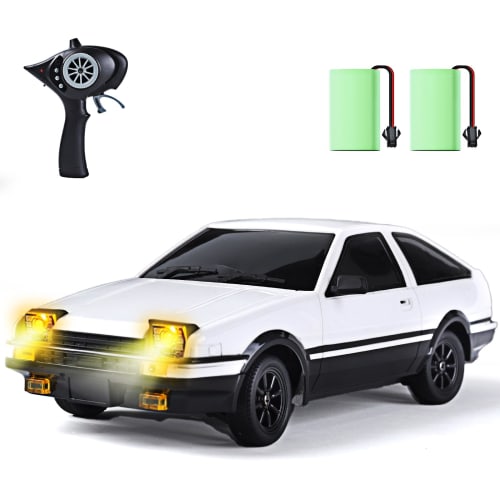 RC Car for Adults, Off-Road Drift Car, Remote Control Toy, Electric RC Car with Flip Headlights, 1/18 Scale, 60-Minute Operation Time, 2.4GHz Control,