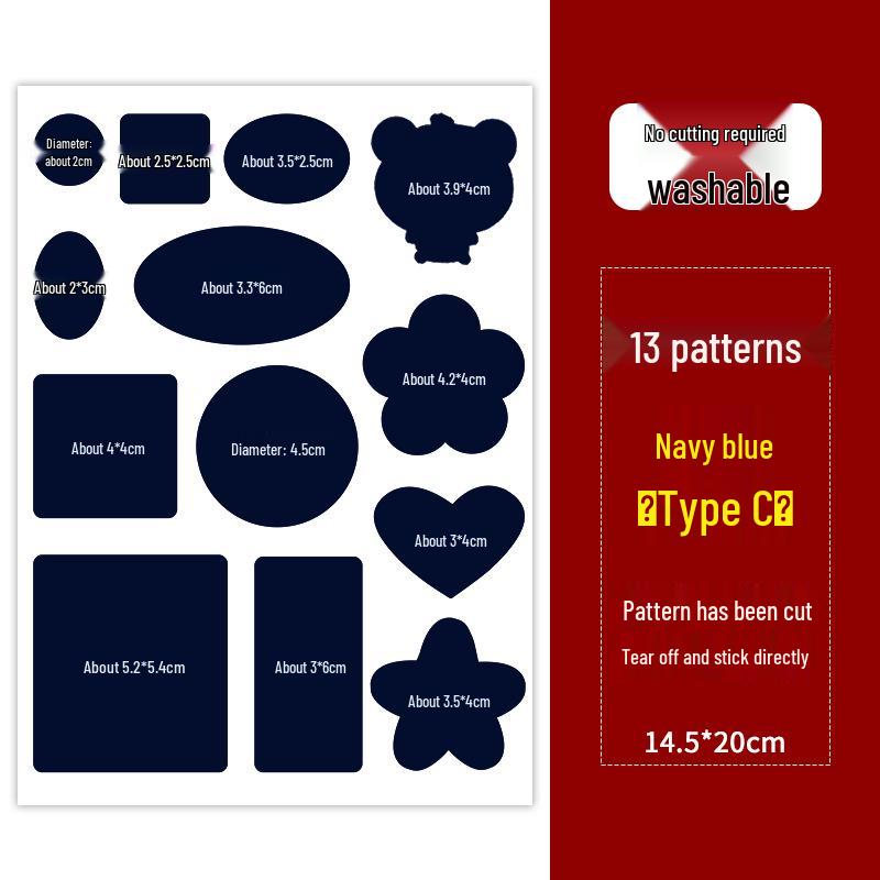 16-Color Self-Adhesive Seamless Repair Patch for Clothes and Jackets