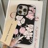 INS Cool Tulip Flower Luxury Lichee leather pattern Phone Case For iPhone 17 16e 16 15 14 13 12 11 Air Pro Max Plus X XR XSMax