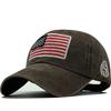 Fishing Hat Washed Old Letter Baseball Cap Versatile Trendy Men Women American Flag Pure Cotton Hat