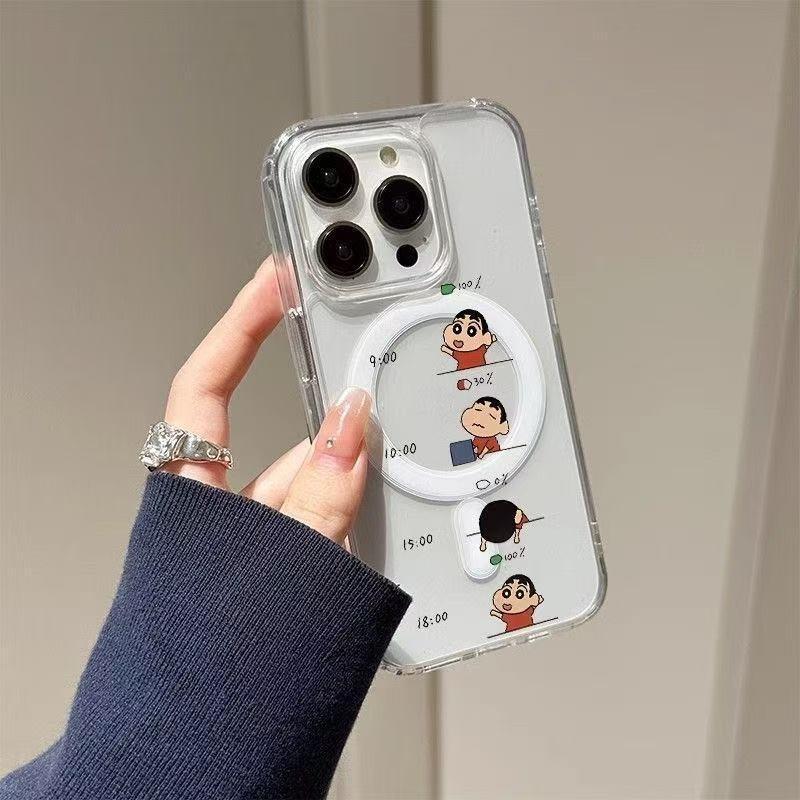 Magsafe Transparent Magnetic Small New 15 for IPhone 16 PROMAX for Apple 13 Phone Case Worker