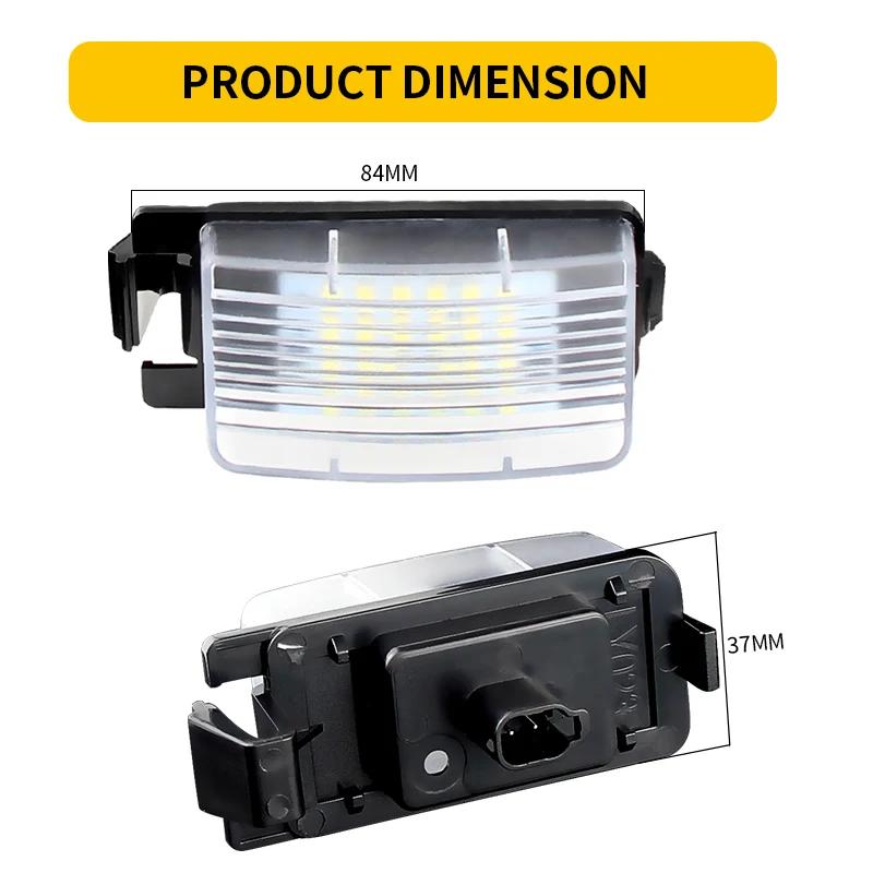 

2PCS Canbus No Error LED Number License Plate Light for Infiniti G35 G37 2D Nissan 350Z 370Z Versa 5D 4D Livina Pulsar GT-R белый