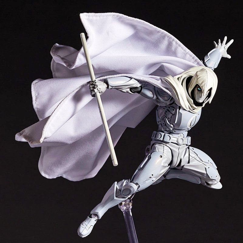 דמות Moon Knight בגודל 16 ס"מ Revoltech Amazing Yamaguchi Marc Spector דמות אקשן אוסף קישוט דגם צעצועים מתנות יום הולדת ידידותי לילדים
