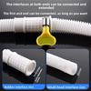 For Air Conditioner Washing Maching Kitchen Faucet Accessories 1-4M White Drain Hose Pipe Inlet Hoses Extension Drainpipe Tube