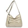 Womens Pu Crossbody Bag With Multicompartment Design For Daily Casual Use