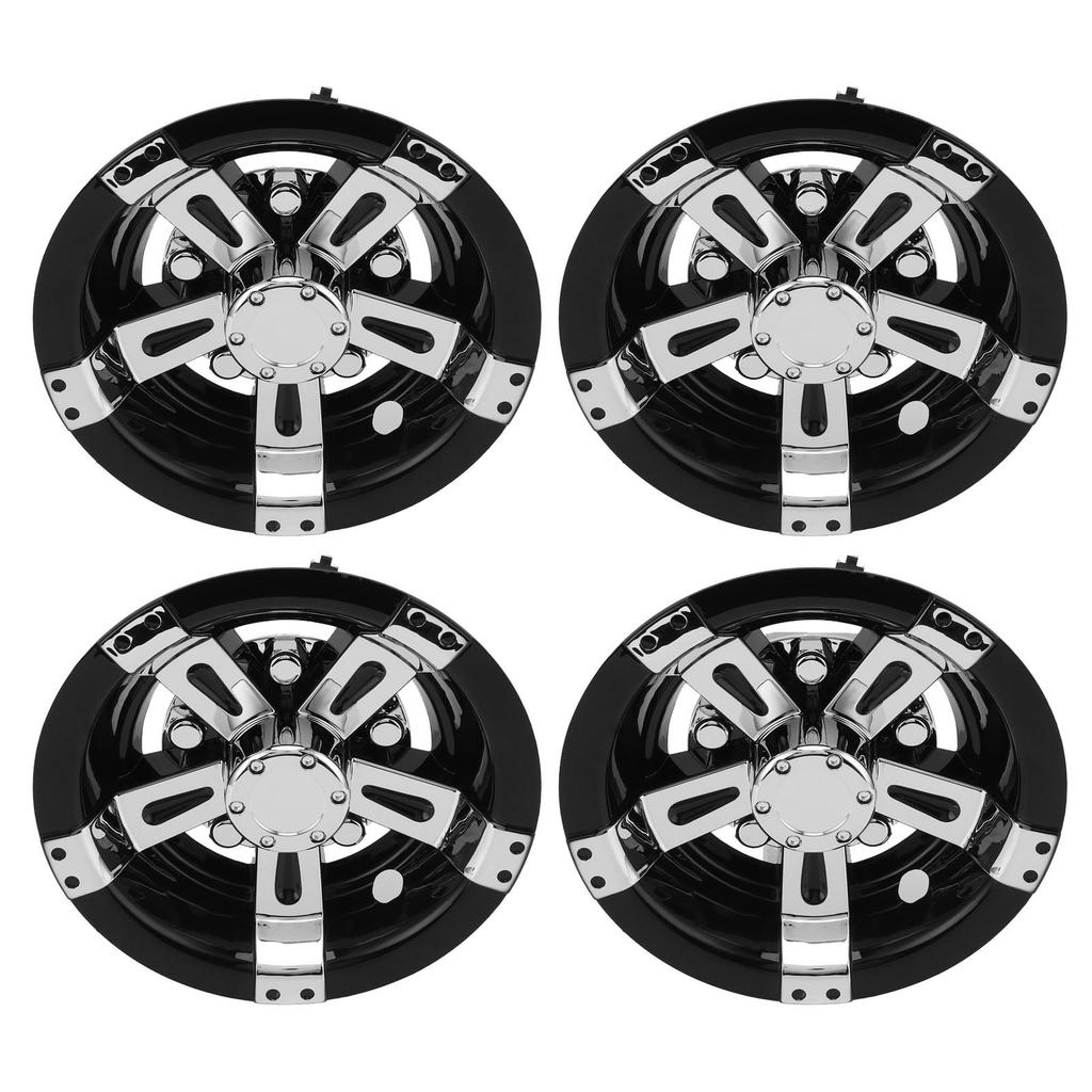 4ks 8in Kryt náboje kola golfového vozíku Snížení odporu větru ABS Lehký Náhrada pro E‑Z‑GO