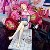 15CM Anime CHAINSAW MAN Figure POWER Sitting Position Anime Model Toys Gifts Collection Decoration Ornaments PVC