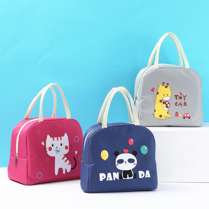 Cationic Waterproof Insulated Large Lunch Bag with Ice Pack for Picnics and Travel