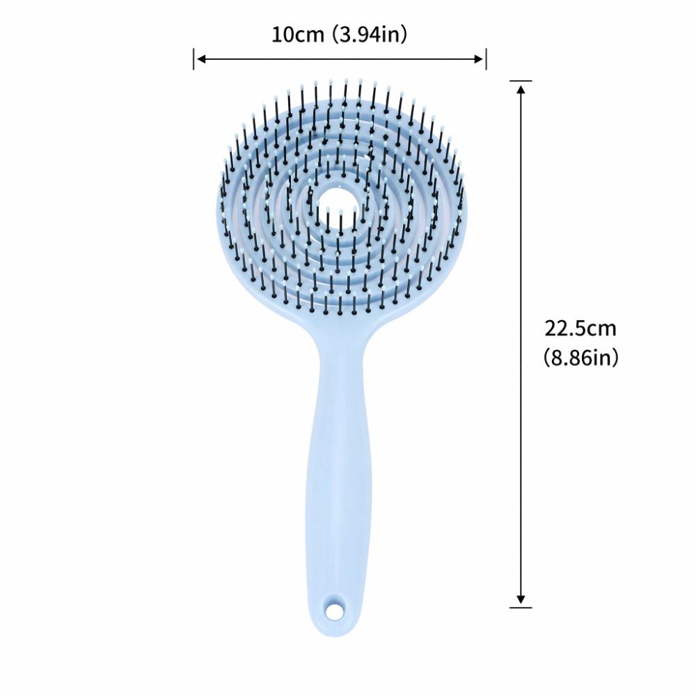 Vented Design Hair Detangler Brush Soft Straightening Hair Brush Round Hair Brush For Women