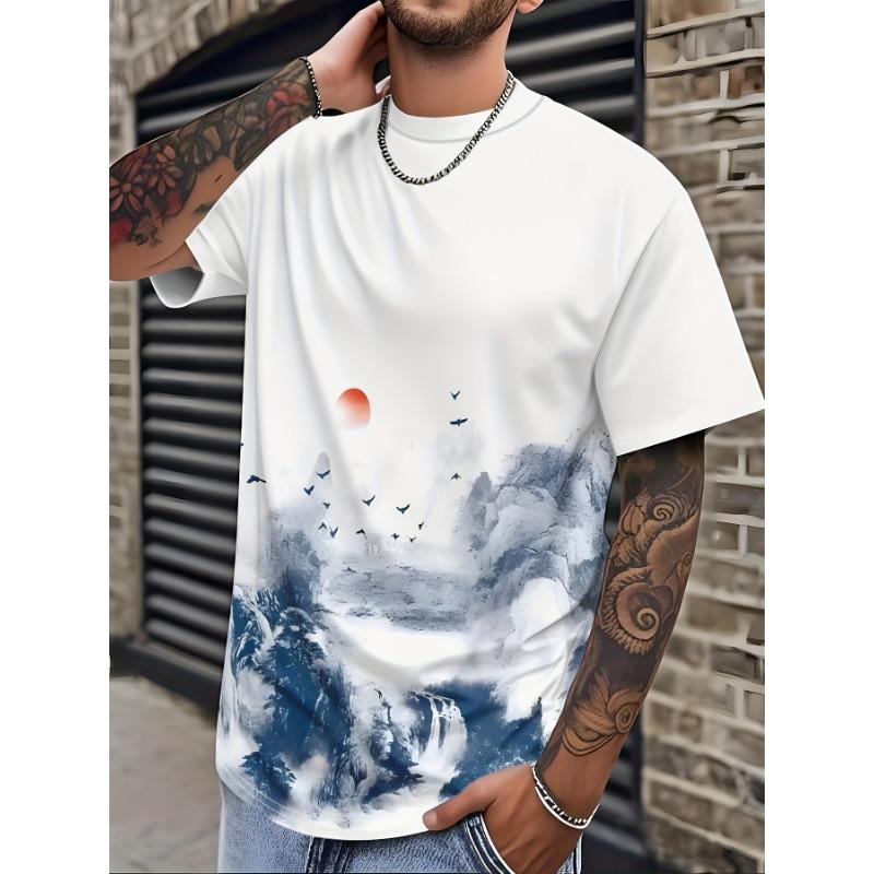 Men's 3D Short Sleeve Printed T-Shirt