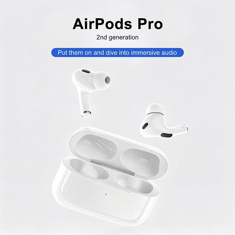 AirPods Pro 2nd Generation True Wireless Bluetooth Earbuds In‑ear Noise Reduction Stereo Headphones With Type‑C Charging Cable For iOS Android