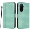 For Xiaomi Poco M7 Plus 5G/M7 4G (169mm) Cases Wallet Stand Retro Texture Leather Phone Cover with Lanyard