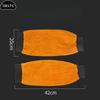 1 Pair Portable Welding Arm Guard PU Leather Welding Sleeves Heat Resistant Flame Retardant Arm Protection For Industrial Work