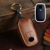 2 3 Bottons Genuine Leather Auto Key Fob Cover Case Key Fob Remote Fit For Toyota Malaysia Perodua Yaris Ativ Raize Veloz Avanza Rush Daihatsu Key