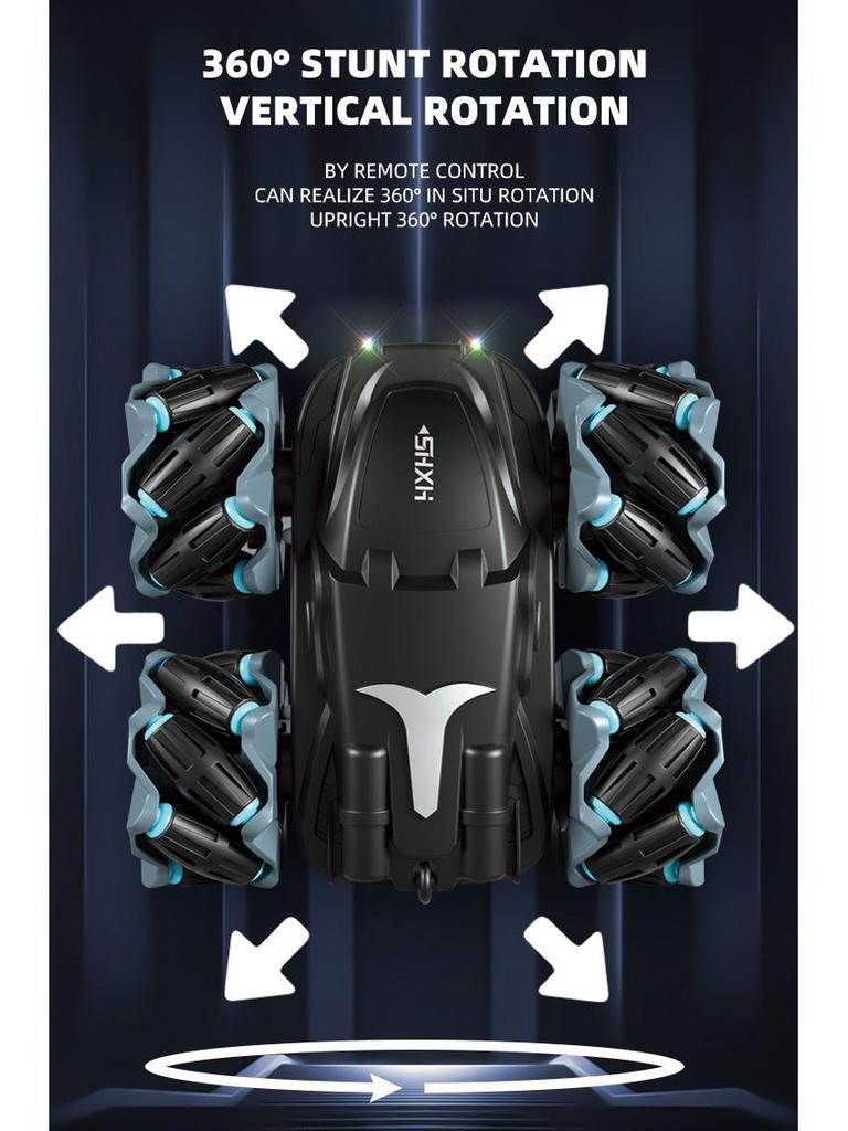 Double-Sided Stunt Drift RC Off-Road Car, Children's 4WD 2.4G Toy