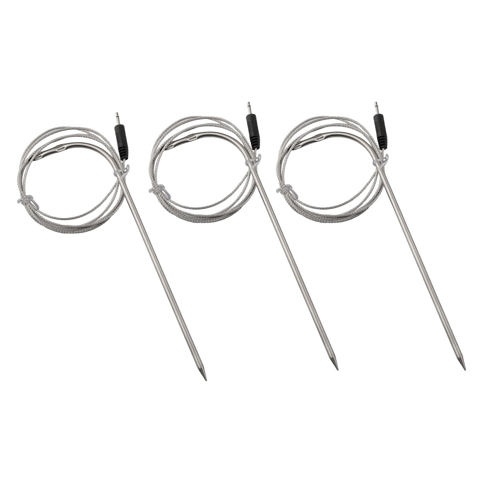 Grill hőmérő szondákhoz 3 DB a pontos hőmérsékletméréshez DC2 5 gray