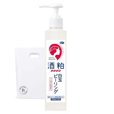 Azuma Shoji Sake Lees White Jade Peeling 270g [Store Bag Included] / White and Glossy Skin Natural Moisturizing Ingredients Derived from Rice Mineral