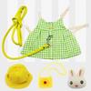 Cute Japanese Korean Style Pet Clothes & Leash for Rabbits and Cats