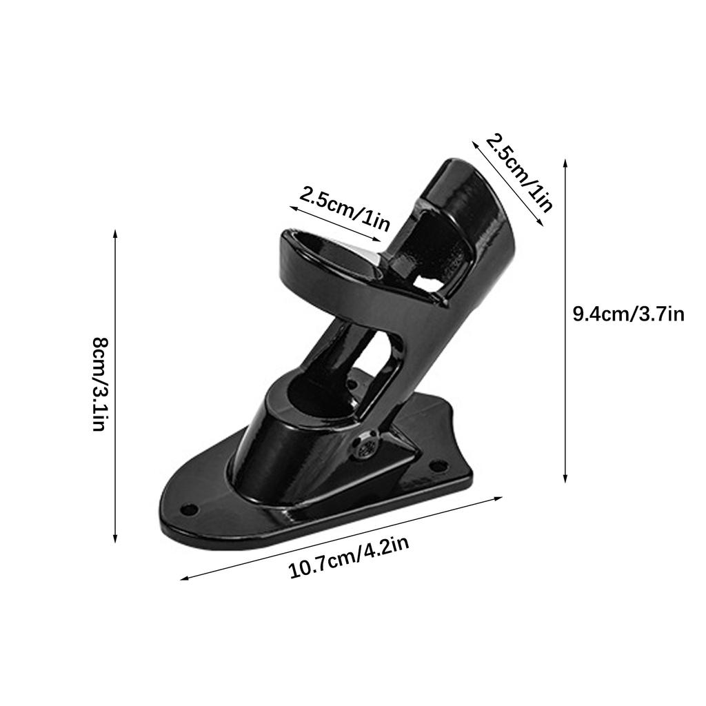 6ft Flag Pole Versatile Rustproof Detachable Flags Bracket for Houses and Garages Front Porches Meeting Halls