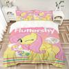 Fluttershy Yellow Pony Character Printed 3pcs Bedding Set Soft Microfiber 1 Duvet Cover And 2 Pillowcases Home Bedroom Decor Xmas Gift Q1719