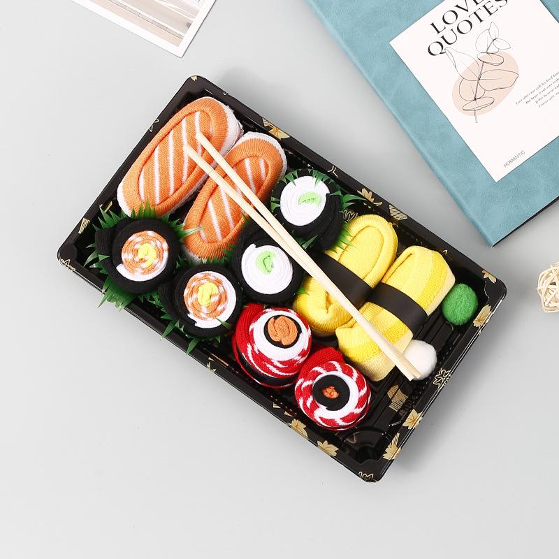 

Женские осенне-зимние носки для суши: Чистый хлопок, длинный, впитывающий пот, дезодорирующий. Включает подарочную коробку с лососем. Популярный дизайн. Women s One Size [35-40]