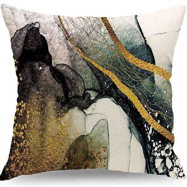 New Summer Hot-selling Light Luxury Series Simple Marble Sofa Bedside Cushion Pillow Cover