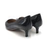 Unisa Women's JALED Kitten Heel Pointed Pumps, Black, Size 24.5cm, 2E