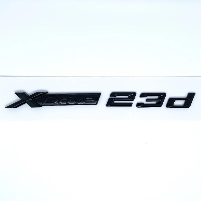 3D ABS XDrive Emblem Car Fender Rear Trunk Sticker X Drive 20d 20i 23d 23i 25d 25i 28d 28i For BMW X1 X2 X3 X5 X6 X7 UQ9