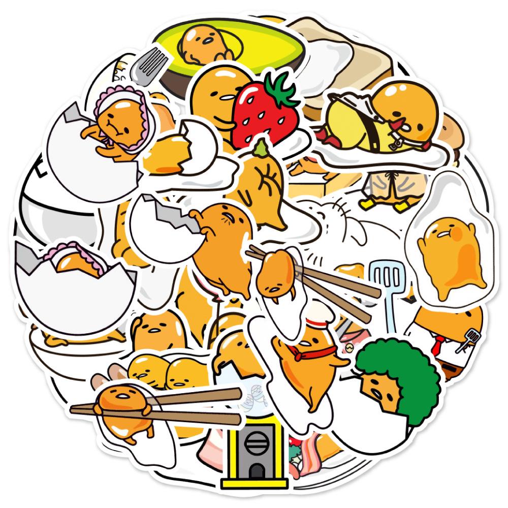 50 Cartoon Stickers for Notebooks, Water Bottles, Luggage & More