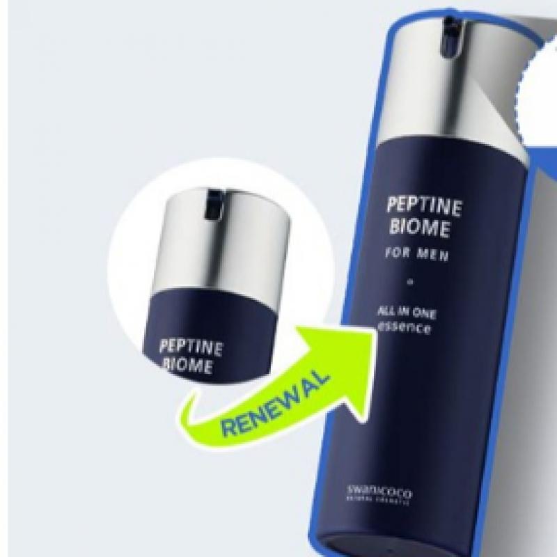 Swanicoco Peptide Biome For Men All In One Essence 150ml +2gf Bio Mix Mask Pack 1 Free