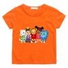 100% Bavlna Dětské Tričko Daniel Tiger'S Neighborhood Kreslený Potisk Trička Roztomilá Kluci Dívky Krátký Rukáv 2-12 Let Dětské Vrchní Díl Léto
