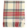Made in Extra Large Lambswool Tartan Favoured by the British Royal Family Lochcarron, Scotland, Stole, Blanket, Rug, (Stuart Eve)