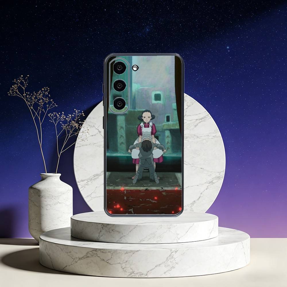 

The Boy and the Heron Phone Case For Samsung Galaxy A73,A72,A71,A70,A53,A52,A51,Others Soft Black Cover Samsung a12