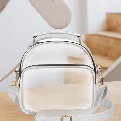 Transparente Umhängetasche, Stadion-Tagesrucksack, PVC-Organizer-Rucksack für unterwegs,