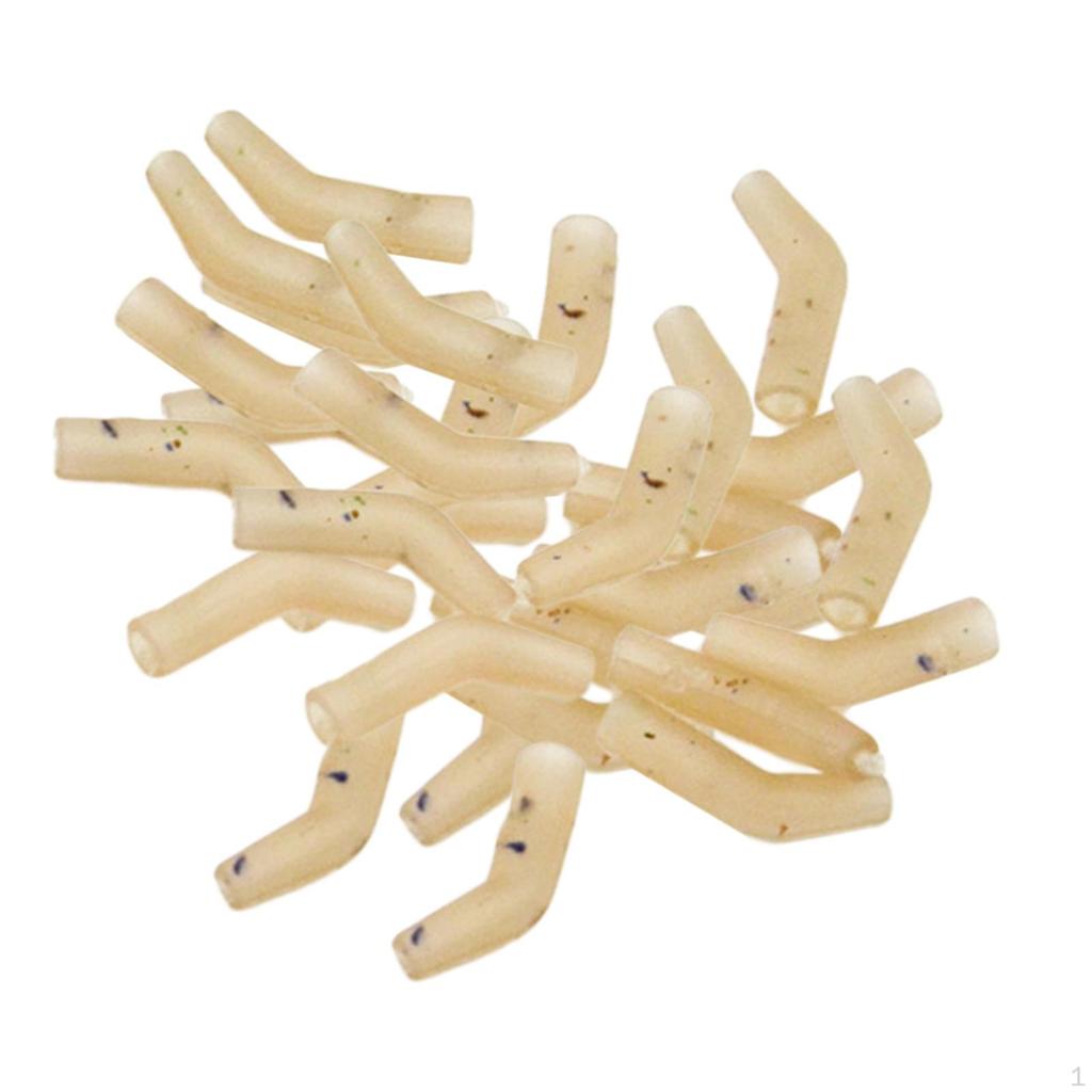 30 Pieces Fishing Hook Aligner Sleeves for Carp In Lake