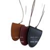 Neck magnetic leather glasses bag Neck card bag Unisex portable long chain key bag Sunglasses storage bag