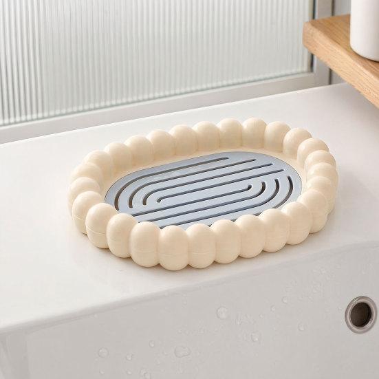 Yousheng Soap Box, with Hollow Drainage Layer Design, Matte Surface Soap Holder, for Home And Dormitory