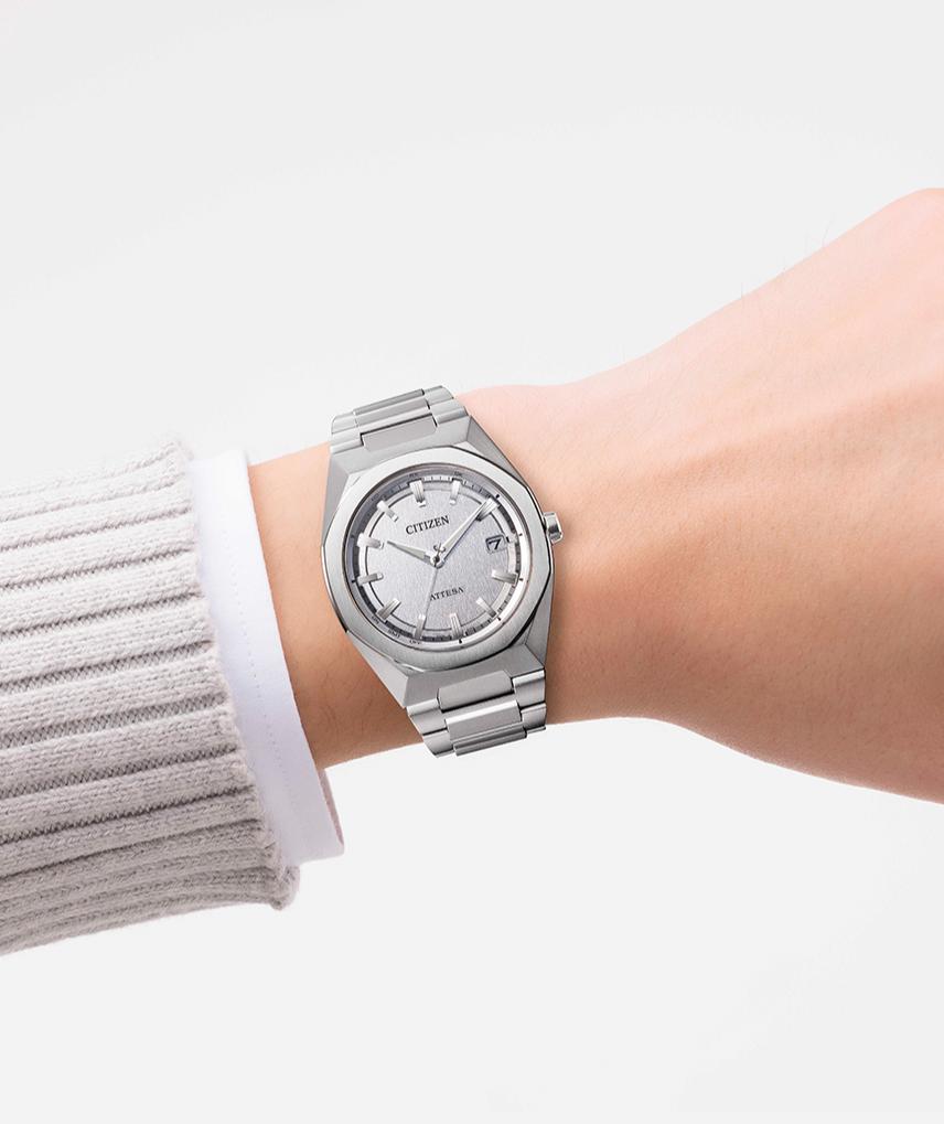 CITIZEN ATTESA Radio Controlled Super Titanium Perpetual Men’s Watch CB3040-56H